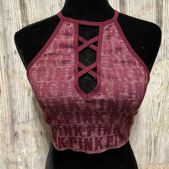 Victoria's Secret PINK Cool & Comfy Strappy Bralette Lg - Picture 1 of 4